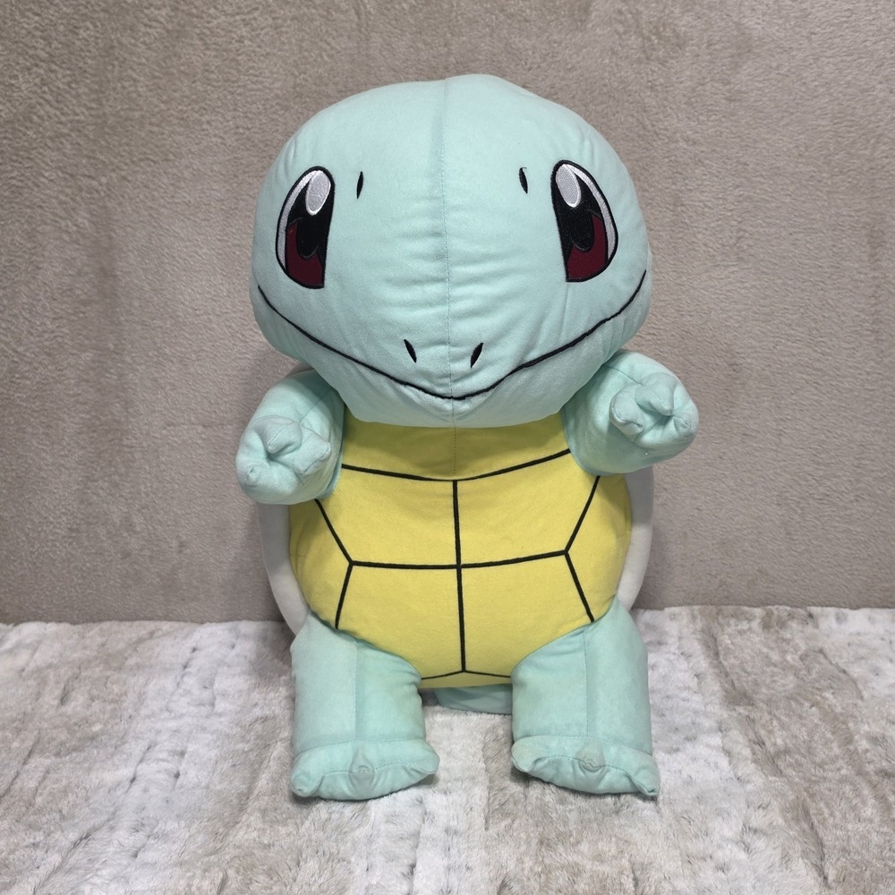 Jumbo SQUIRTLE Pokemon Character Plush 21" Toy Factory 2017 Nintendo Official